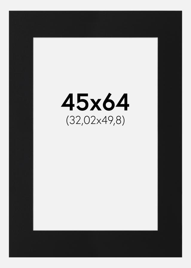 Paspartu Crni Standard (Bijela Jezgra) 45x64 cm (32,02x49,8)