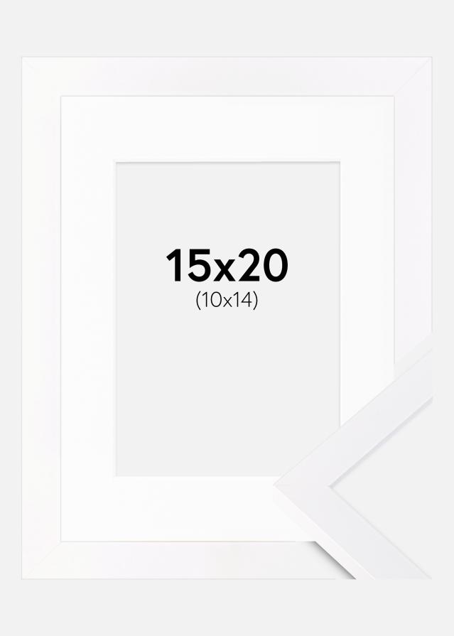 Okvir Selection Bijelo 15x20 cm - Paspartu Bijelo 11x15 cm