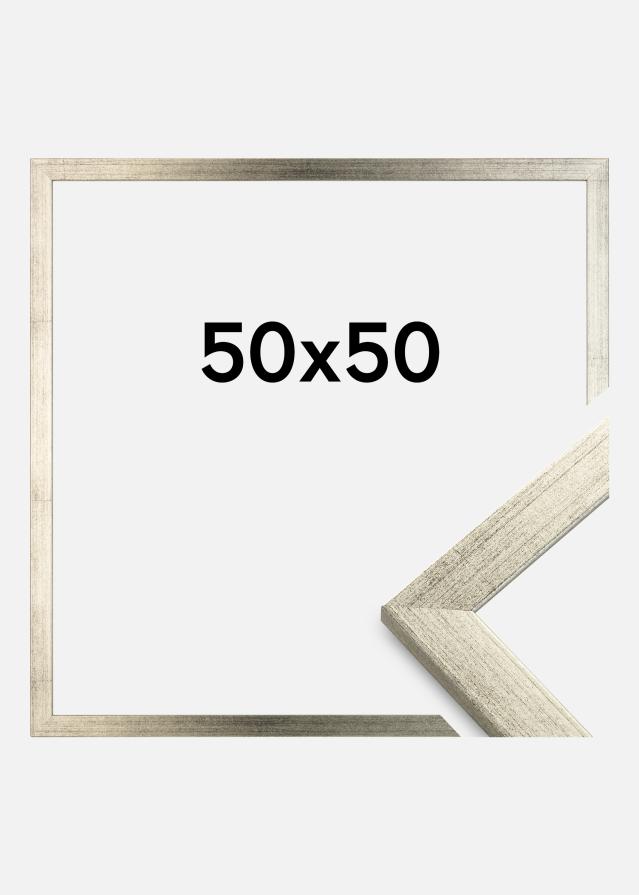 Okvir Profinjeni Akrilno staklo Srebro 50x50 cm