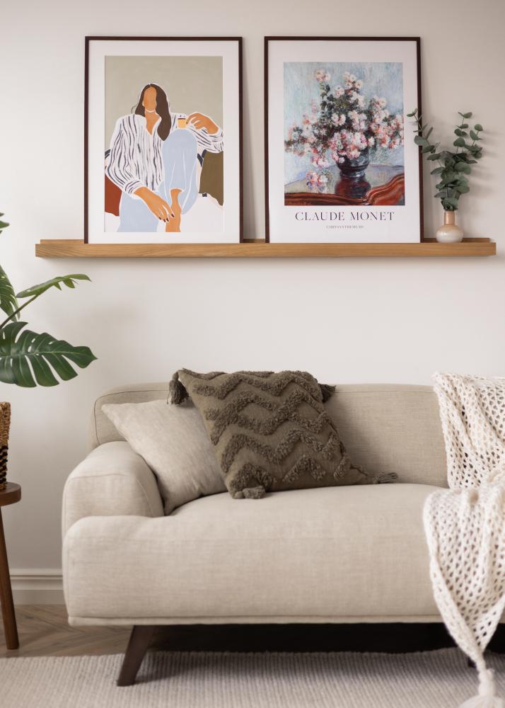 KAILA Polica za slike Hrast 150 cm