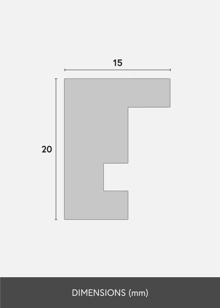 Okvir Ares Akrilno staklo Orah 21x29,7 cm (A4)