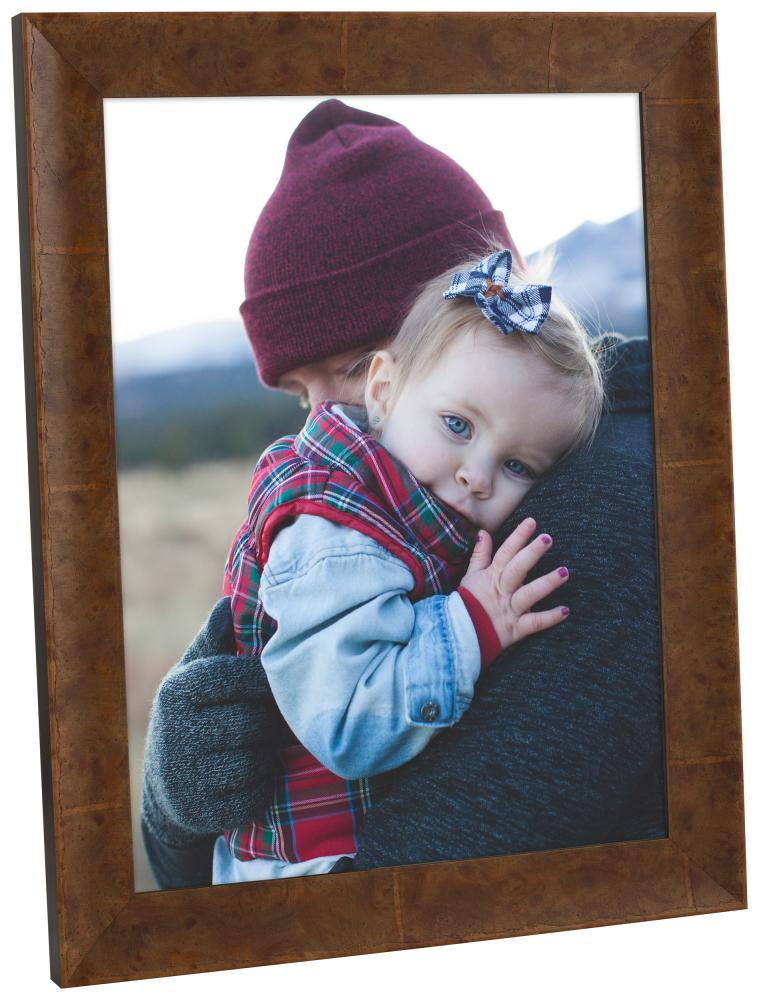 Okvir Ribe Svijetlo smeđa Furnir od korijena - Veličina po izboru