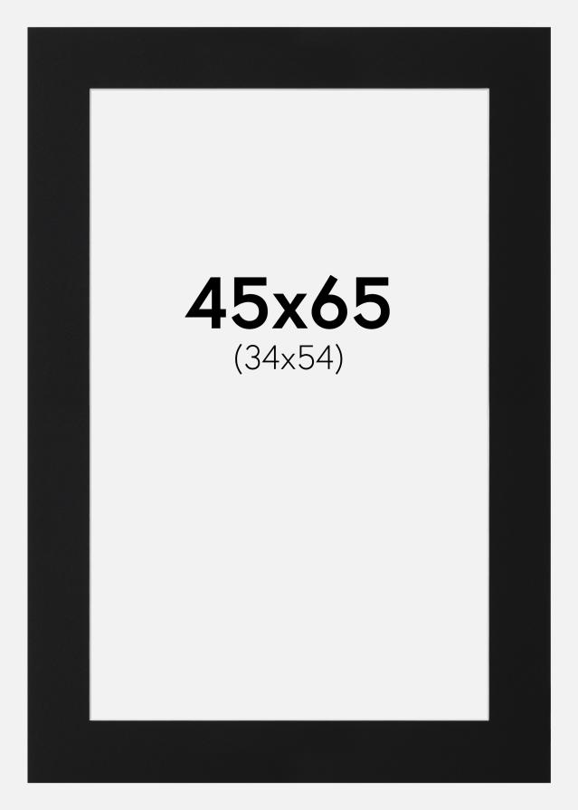 Paspartu Crni Standard (Bijela Jezgra) 45x65 cm (34x54)