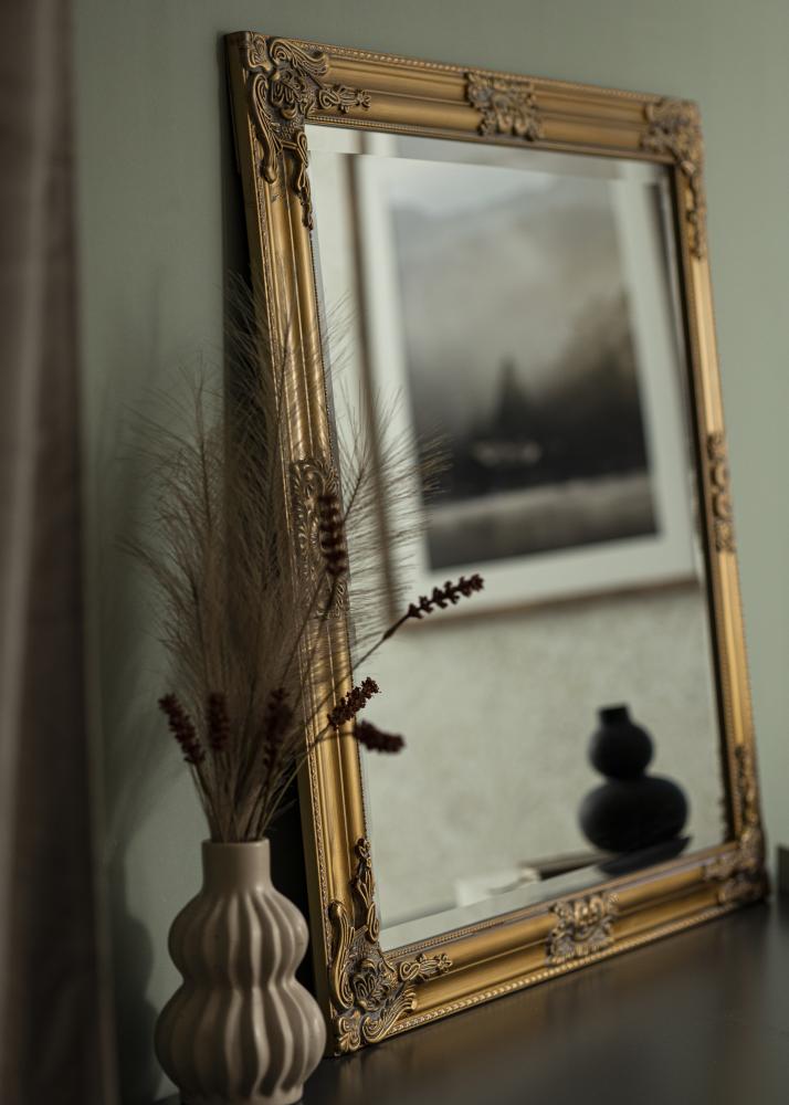 Ogledalo Bologna Zlato 80x80 cm