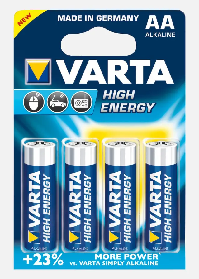 Baterija Varta High Energy AA (L6)