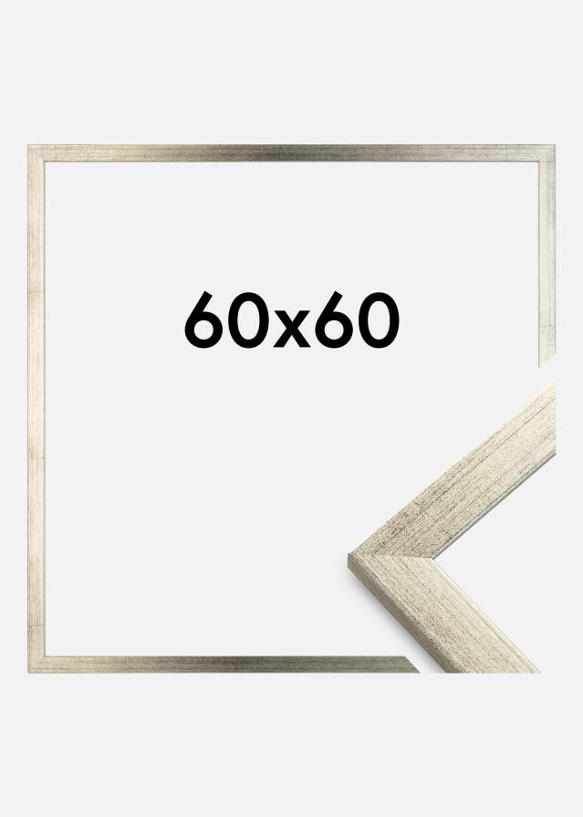 Okvir Profinjeni Akrilno staklo Srebro 60x60 cm