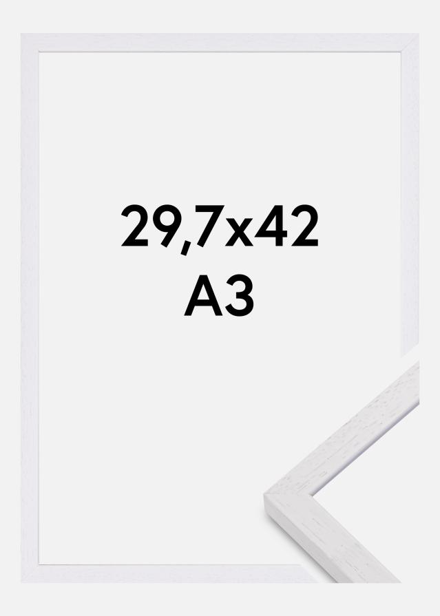 Okvir Glendale Mat Antirefleksno staklo Bijelo 29,7x42 cm (A3)