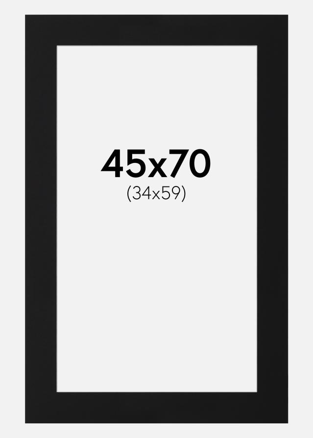 Paspartu Crni Standard (Bijela Jezgra) 45x70 cm (34x59)