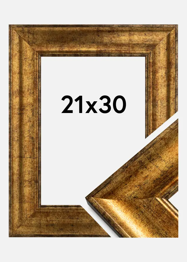 Okvir Saltsjöbaden Akrilno staklo Zlato 21x30 cm