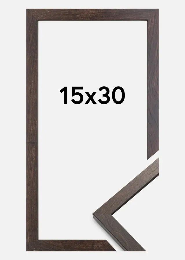 Okvir Trendy Akrilno staklo Orah 15x30 cm