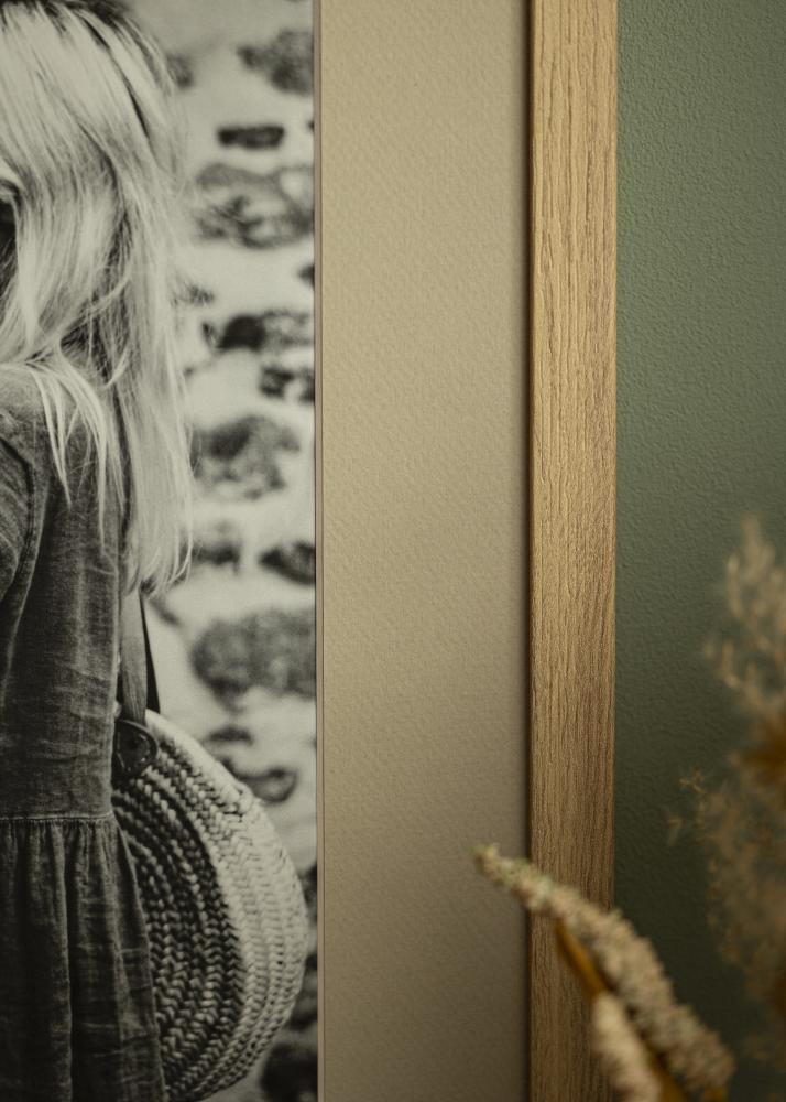 Paspartu Biserno siva 24x30 cm (17x23)