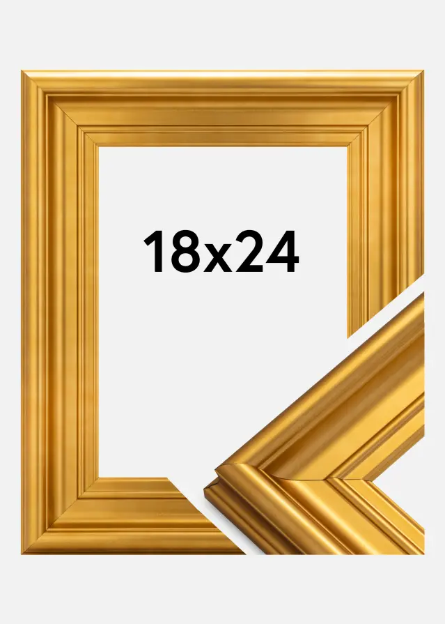 Okvir Mora Premium Zlato 18x24 cm