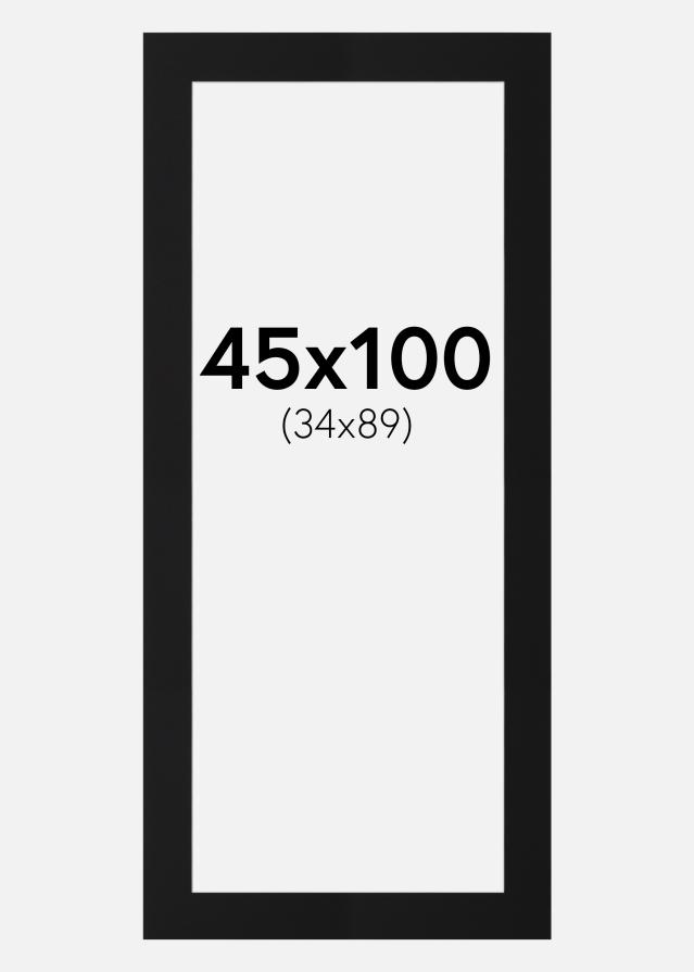 Paspartu Crni Standard (Bijela Jezgra) 45x100 cm (34x89)