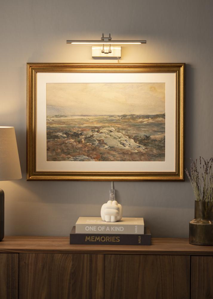 Gunnebo V962 LED rasvjeta za slike 37 cm - Nikl