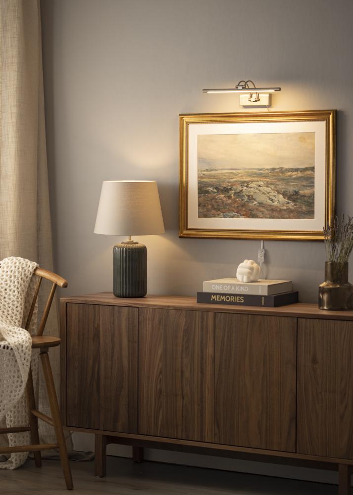 Gunnebo V962 LED rasvjeta za slike 37 cm - Nikl