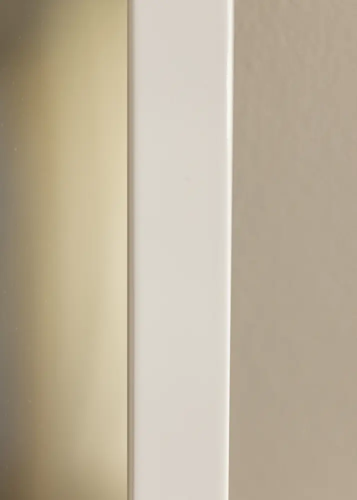 Ogledalo White Wood Glossy - Po vlastitoj mjeri