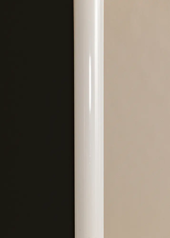 Okvir Victoria Bijelo 50x70 cm - Paspartu Crno 42x59,4 cm (A2)
