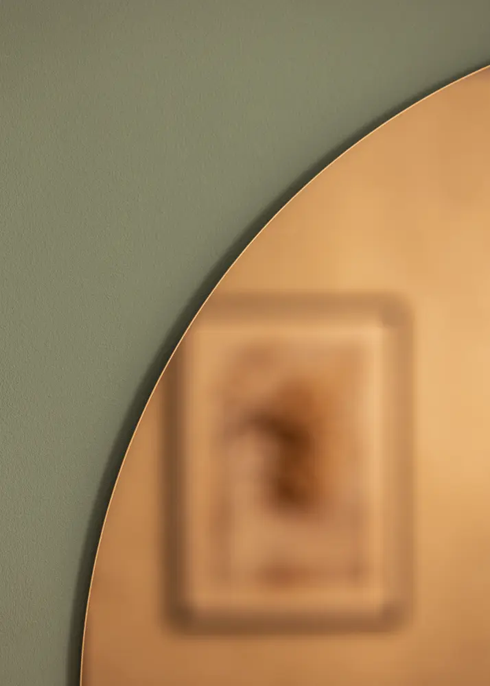 KAILA Okruglo Ogledalo Rose Gold 80 cm Ø