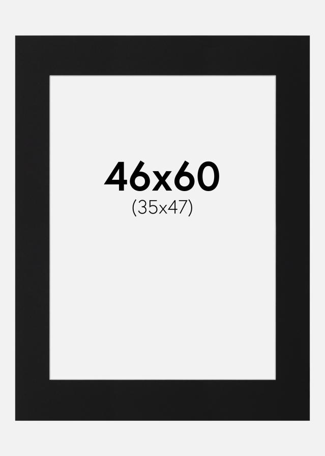 Paspartu Crni Standard (Bijela Jezgra) 46x60 cm (35x47)