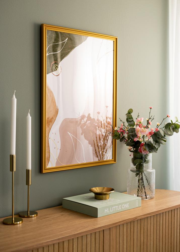 Okvir Lattice Akrilno staklo Zlato 40x50 cm