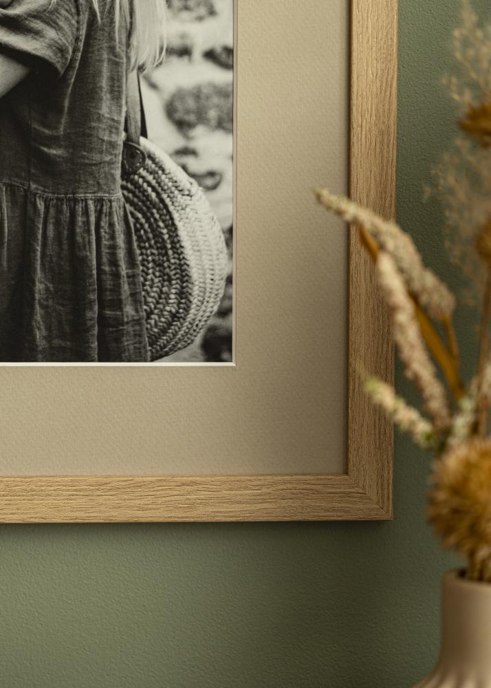 Paspartu Biserno siva 24x30 cm (17x23)