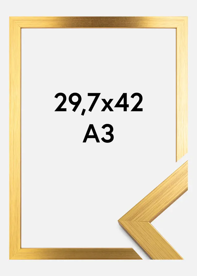 Okvir Gold Wood Akrilno staklo 29,7x42 cm (A3)