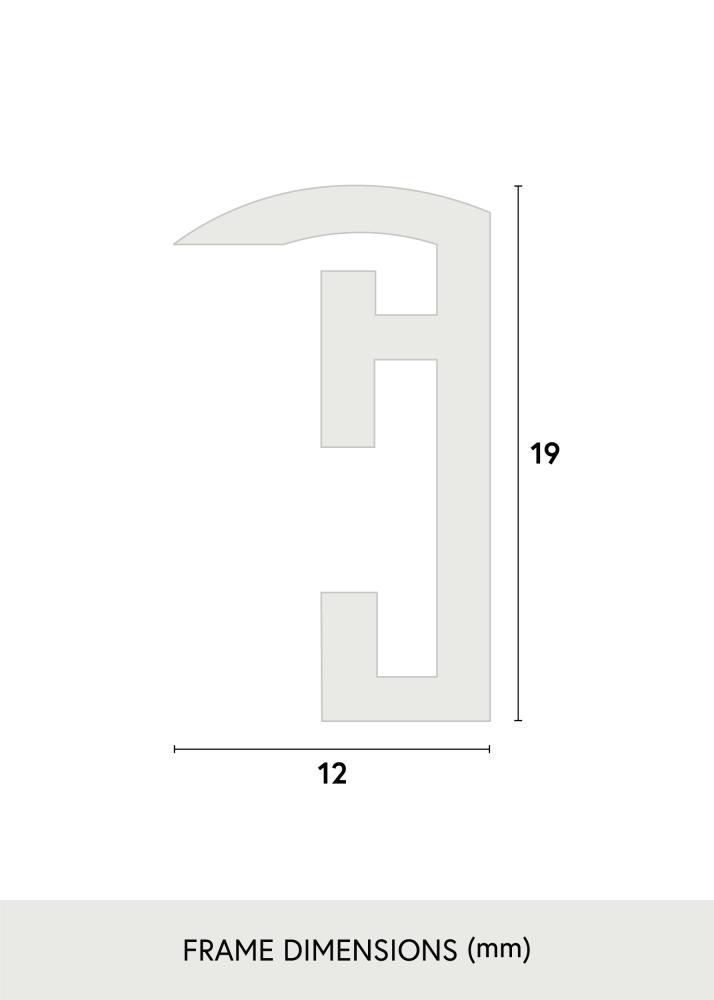 Okvir Victoria Akrilno staklo Crno 30x40 cm