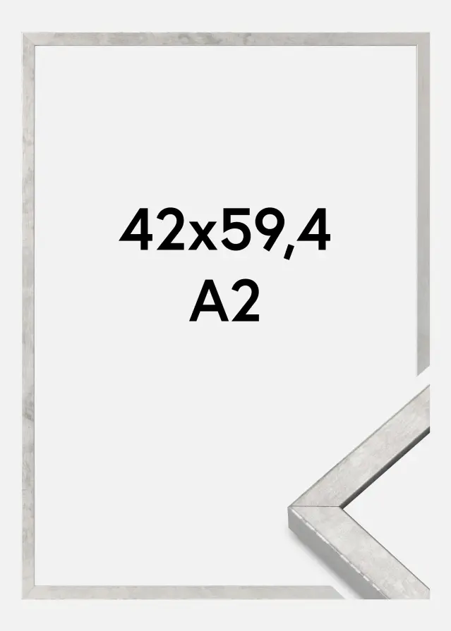 Okvir Ares Akrilno staklo Srebro 42x59,4 cm (A2)