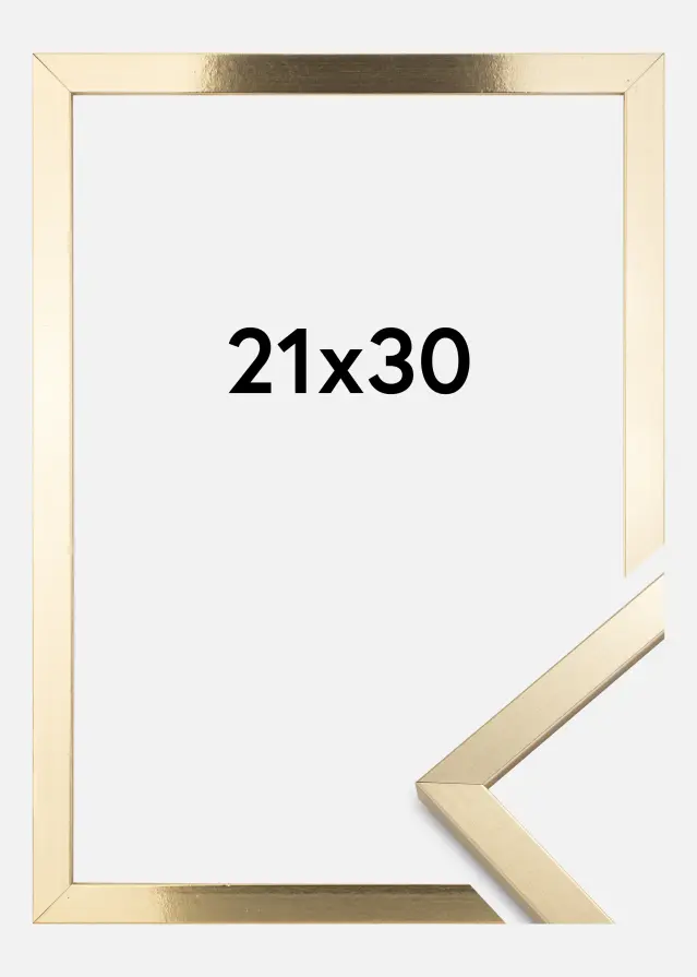 Okvir Trendy Akrilno staklo Zlato 21x30 cm