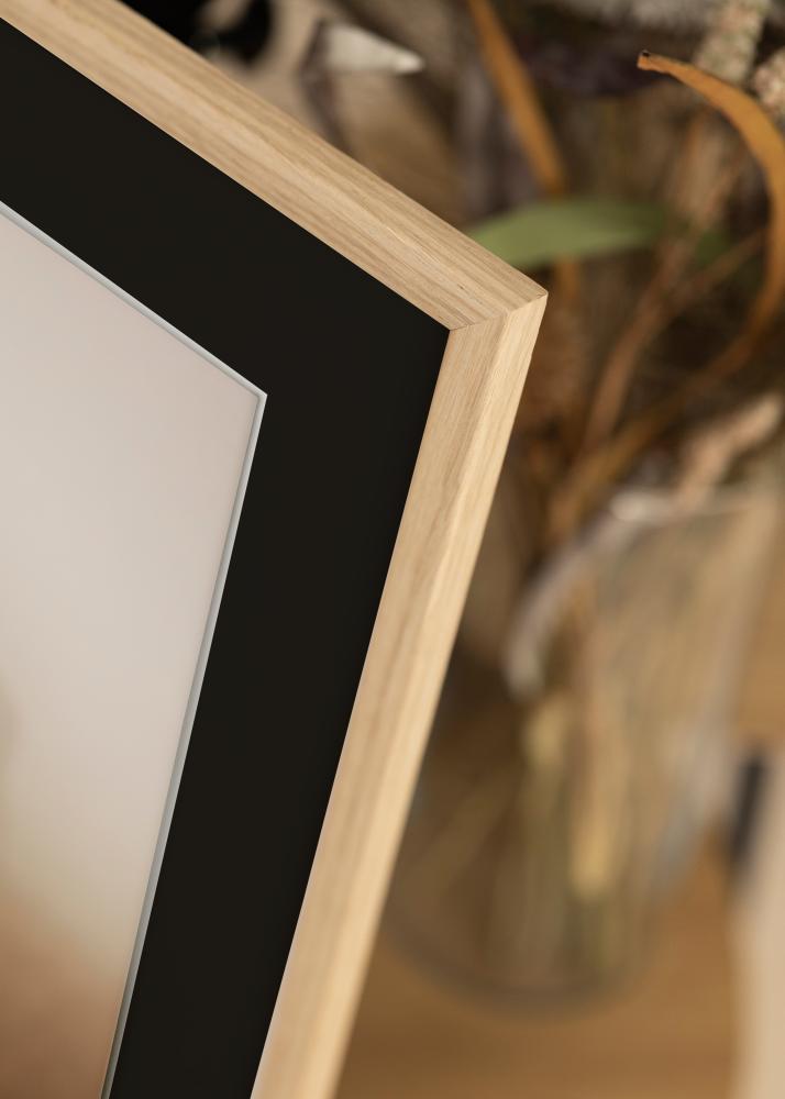 Okvir Edsbyn Hrast 40x40 cm - Paspartu Crno 10x10 inches