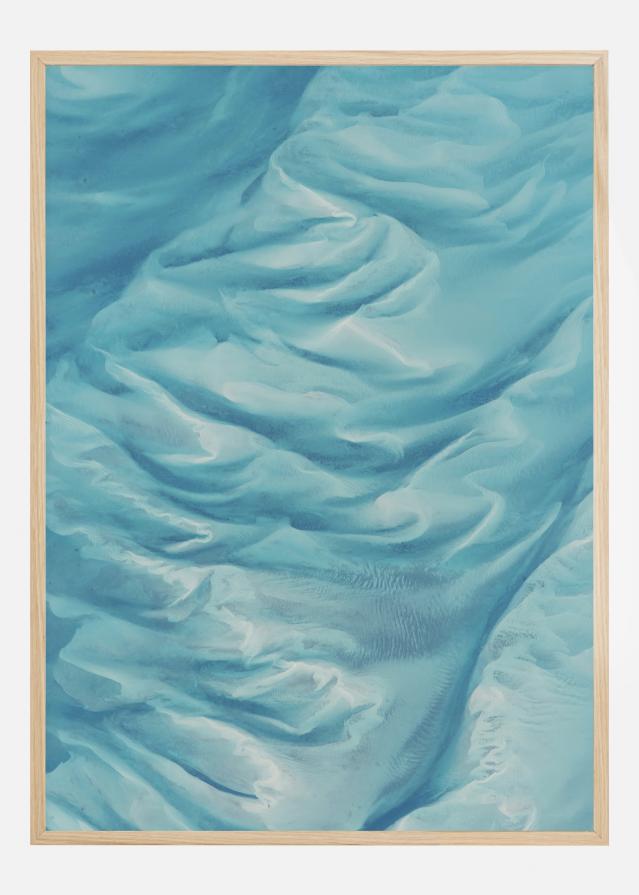 Blue Wave Art Plakat