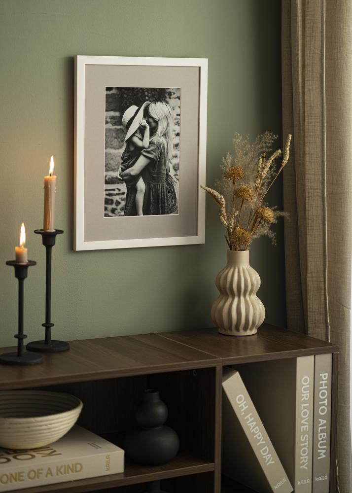 Paspartu Siva 20x25 cm (14x19)