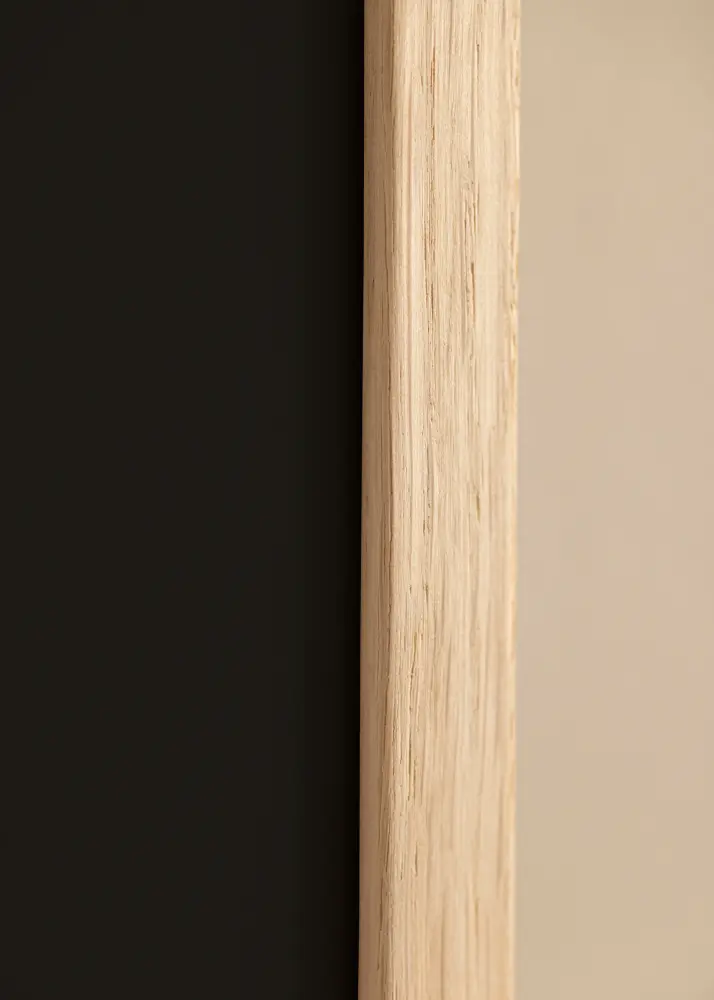 Okvir Edsbyn Hrast 32x45 cm - Paspartu Crno 10x12 inches