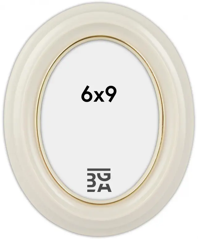 Eiri Mozart Ovalan Bijelo 6x9 cm