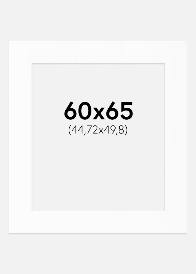 Paspartu Bijeli Standard (Bijela Jezgra) 60x65 cm (44,72x49,8)