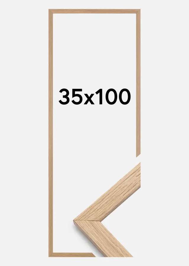 Okvir Profinjeni Akrilno staklo Hrast 35x100 cm
