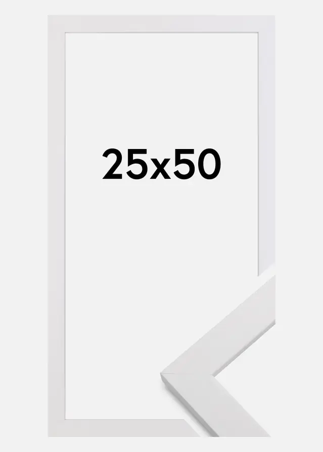 Okvir White Wood Akrilno staklo 25x50 cm