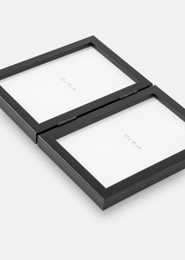 Sklopivi okvir Crna 10x15 cm