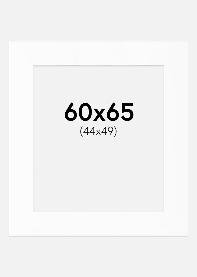 Paspartu Bijeli Standard (Bijela Jezgra) 60x65 cm (44x49)