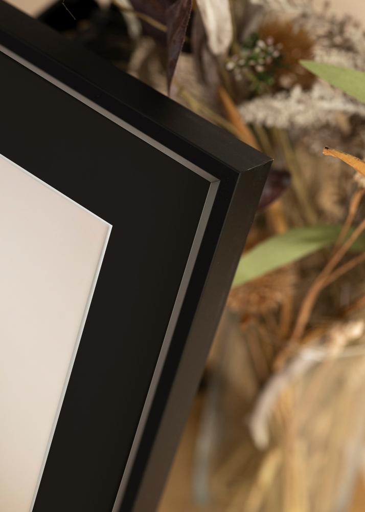 Okvir Globe Crno 40x100 cm - Paspartu Crno 30x91 cm