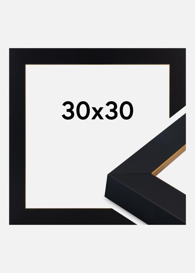 Okvir Sussex Akrilno staklo Crna/Zlatna 30x30 cm