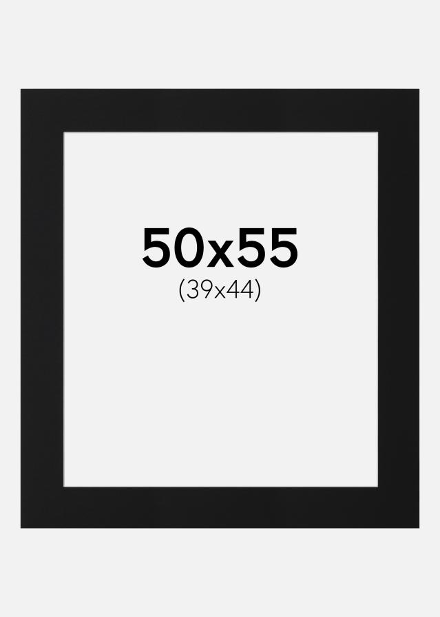 Paspartu Crni Standard (Bijela Jezgra) 50x55 cm (39x44)