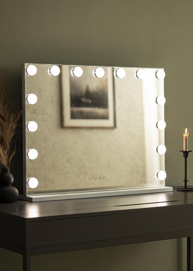 KAILA Kozmetičko ogledalo Vanity LED 15 Bijelo 80x60 cm