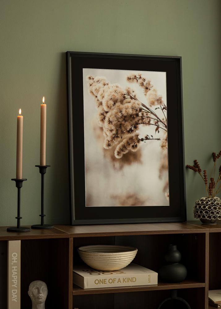 Okvir Globe Crno 40x100 cm - Paspartu Crno 30x91 cm