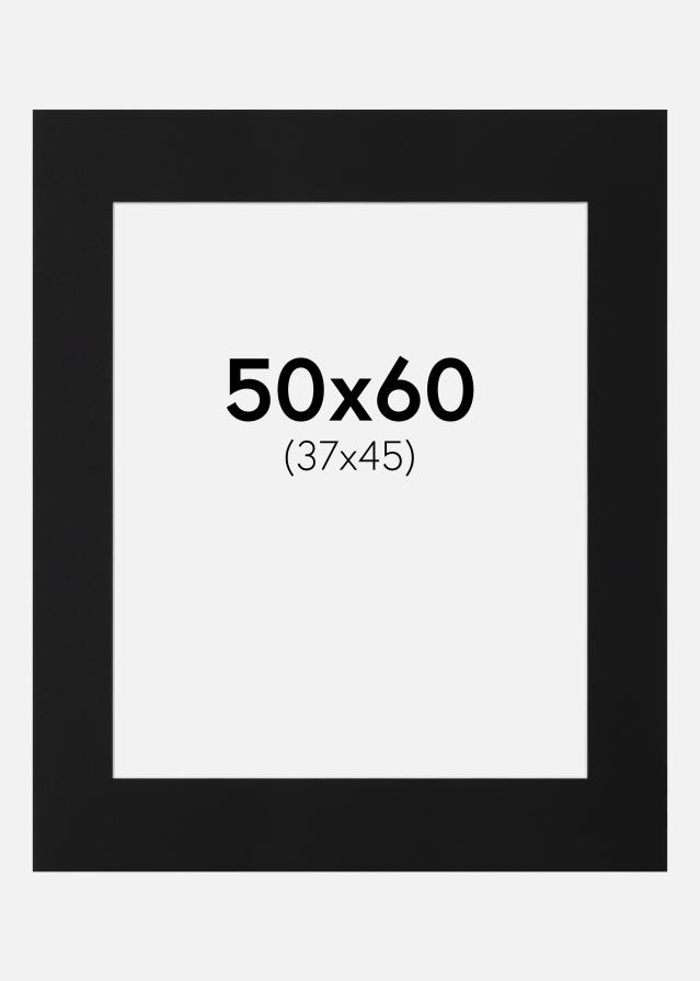 Paspartu Crni Standard (Bijela Jezgra) 50x60 cm (37x45)