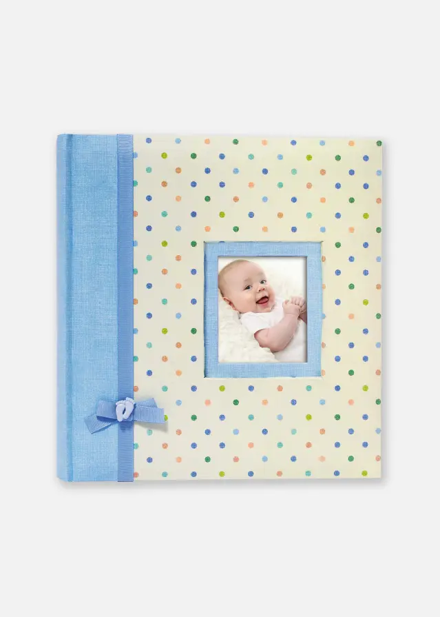Kara Album Plava - 24x24 cm (40 Bijele Stranice / 20 listova)