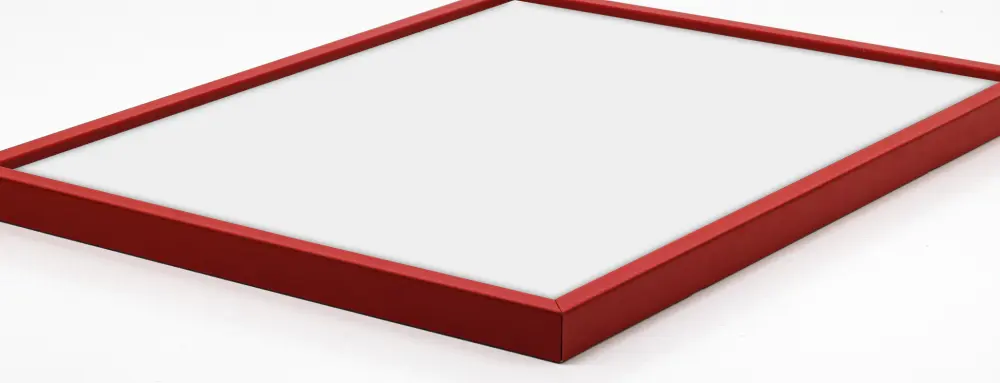 Okvir E-Line Crvena 30x40 cm - Paspartu Crno 18x27 cm