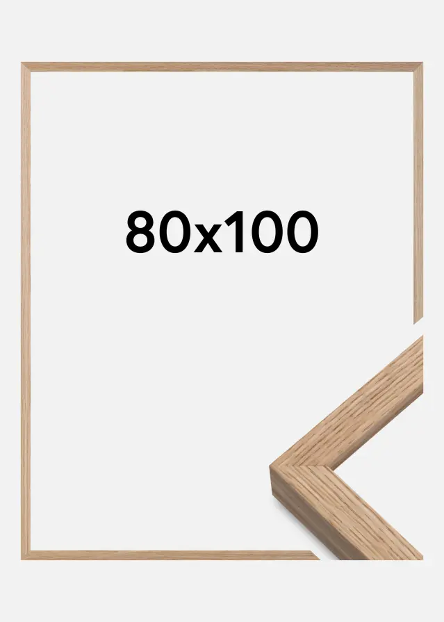 Okvir Amanda Box Akrilno staklo Hrast 80x100 cm