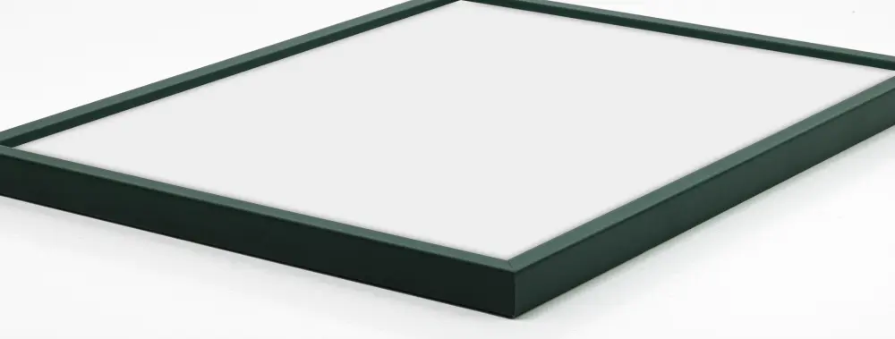 Okvir E-Line Zelena 30x40 cm - Paspartu Crno 18x27 cm