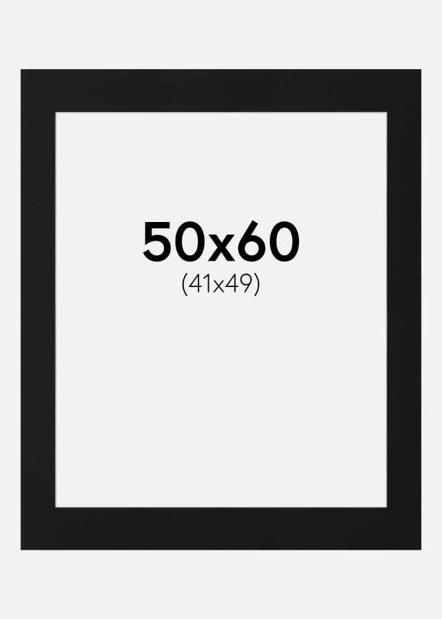 Paspartu Crni Standard (Bijela Jezgra) 50x60 cm (41x49)